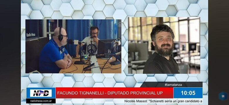 Facundo Tignanelli, provincial deputy of Unión por la Patria.