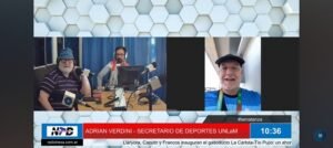 Adrián Verdini, Secretary of Sports of the University of La Matanza,