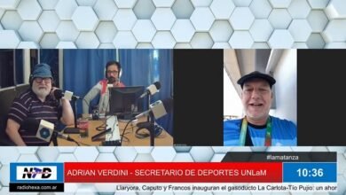 Adrián Verdini, Secretary of Sports of the University of La Matanza,