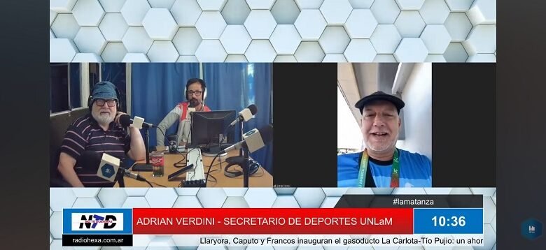 Adrián Verdini, Secretary of Sports of the University of La Matanza,