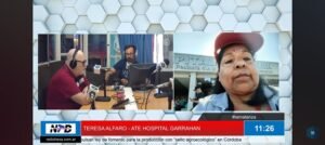 Teresa Alfaro referred to the current context in the struggle
