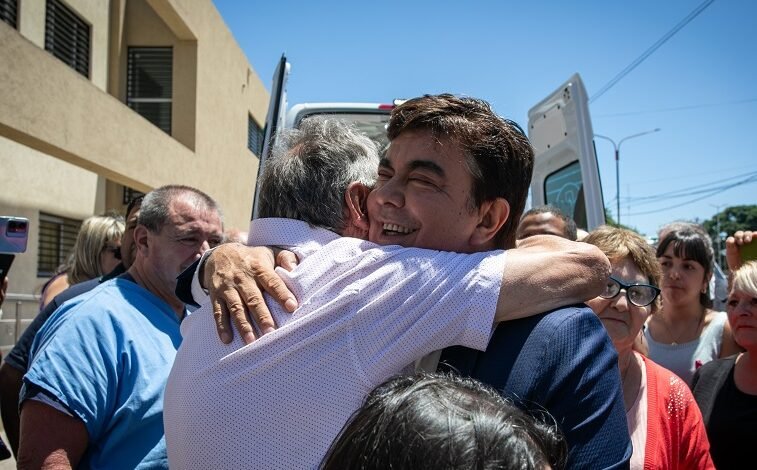 Fernando Espinoza, agradeció a los trabajadores municipales.