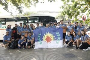 La delegación de artistas destacados de La Matanza.