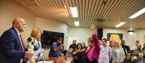 Política. Olga Ortigoza, concejal de Izquierda Socialista.