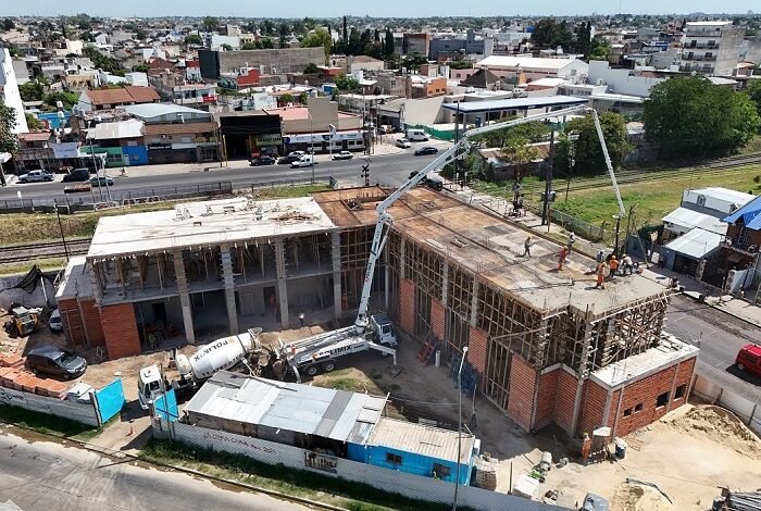 Hospital veterinario. Avanza la construcción del centro de atención.