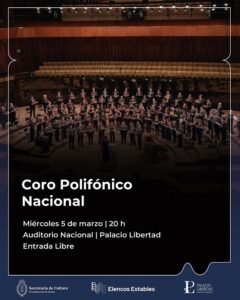 CORO POLIFÓNICO NACIONAL: un Réquiem alemán op. 45.