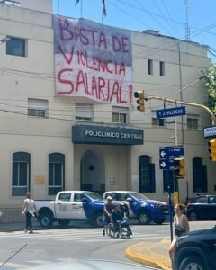 Los trabajadores de la salud de La Matanza.