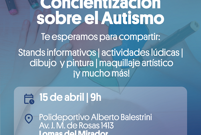 Jornada de concientización sobre el Autismo.