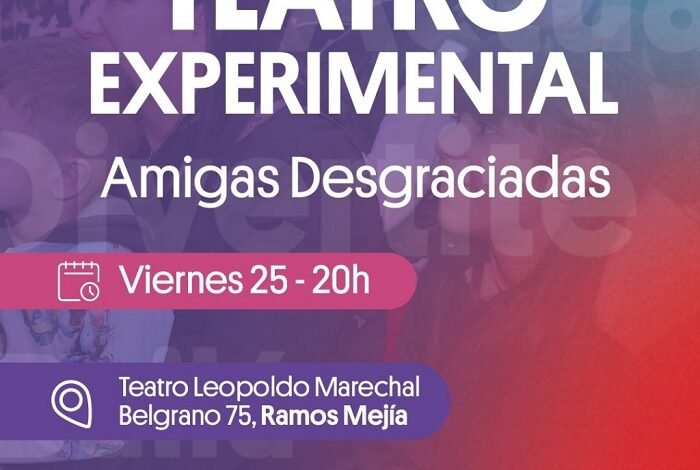 Cultura. Propuesta cultural imperdible en Ramos Mejía.