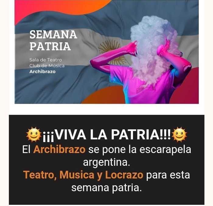 El Archibrazo. El 03 de mayo al 28 de junio.