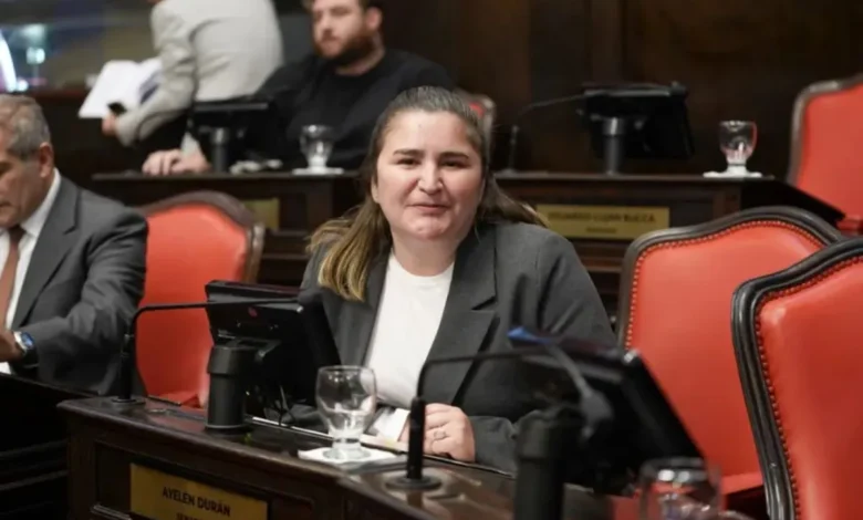 Proyecto. La senadora, Ayelén Durán, presentó un escrito.