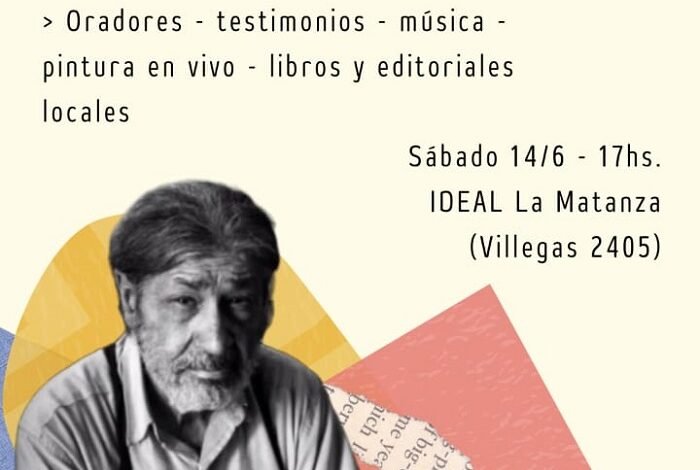 Poemas. El 14 de junio se va a realizar un encuentro.