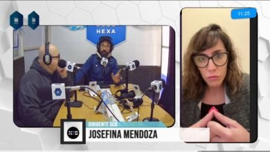 Conducción. Mendoza respaldó el liderazgo de Domenichini.