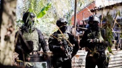 Allanamientos. La banda operaba en un predio de 40 hectáreas.