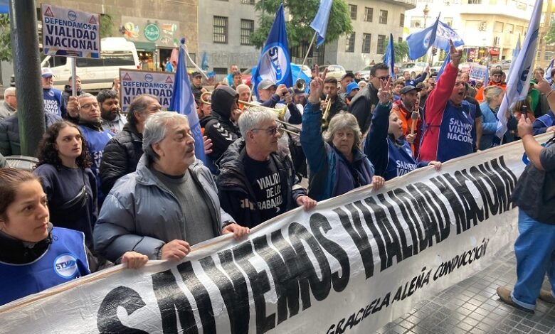 Vialidad. Graciela Aleñá, encabezó una contundente protesta.