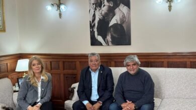 Comercio. Rubén Ledesma, se reunió con Verónica Magario.