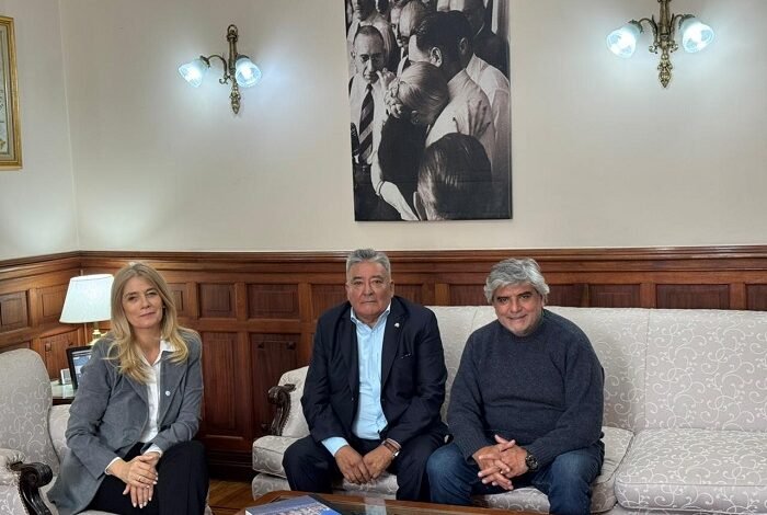 Comercio. Rubén Ledesma, se reunió con Verónica Magario.