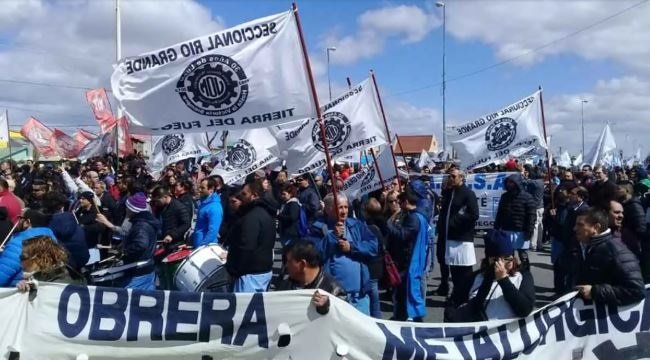 Huelga. La provincia de Tierra del Fuego realizó una huelga.