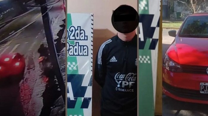 Merlo: un conductor lo tocó, lo desestabilizó y murió.