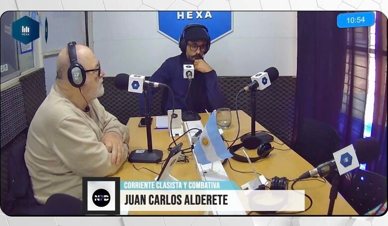 Alderete, líder de la corriente clasista y combativa.