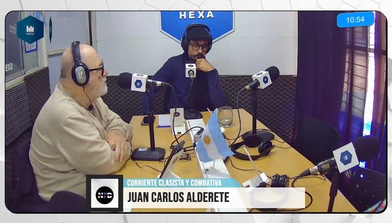 Alderete, líder de la corriente clasista y combativa.