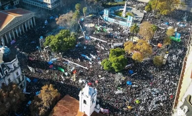 Movilización. “Participamos de la gran movilización".