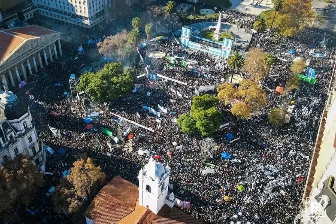 Movilización. “Participamos de la gran movilización".