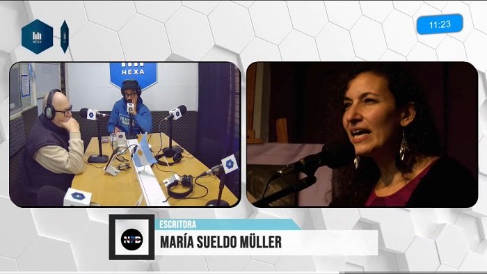 María Sueldo Müller es escritora de libros de poesías.