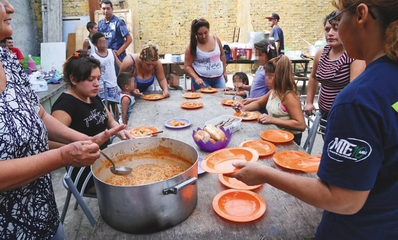 La emergencia alimentaria volvió a instalarse con fuerza.