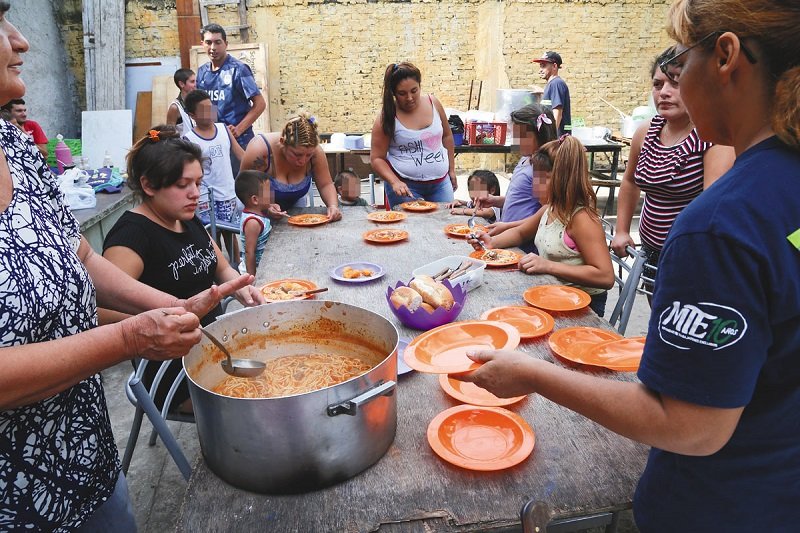 La emergencia alimentaria volvió a instalarse con fuerza.