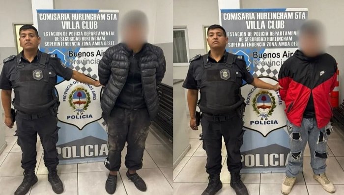 Los ladrones cayeron en el barrio Villa Club.