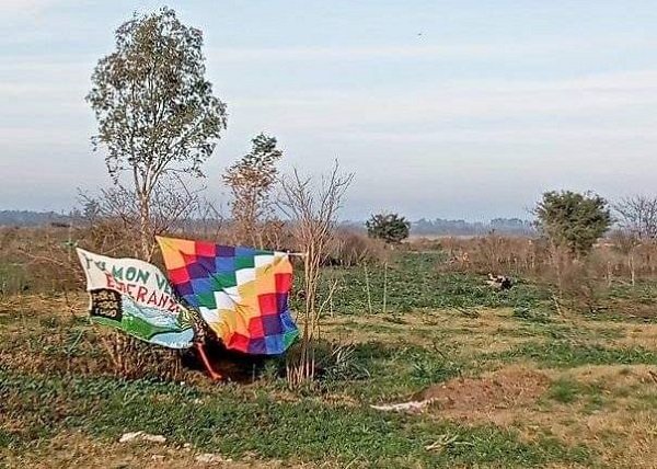 Predio. Resistencia verde en Virrey del Pino.