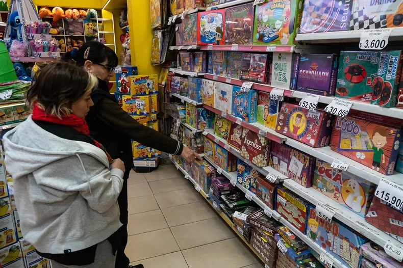 Las ventas del día del niño bajaron.