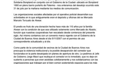 Denuncia. Desalojan organizaciones del Mercado de Bonpland