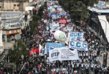 Marcha multitudinaria a San Cayetano.