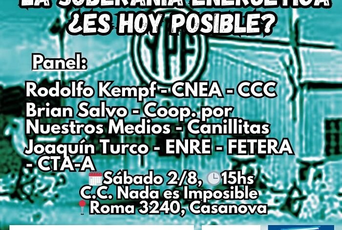 Energía. La soberanía energética ¿Es hoy posible?.
