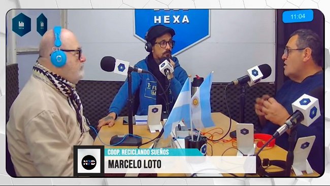 Marcelo Loto, referente de la cooperativa Reciclando Sueños.
