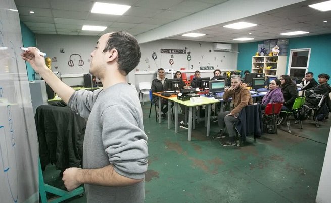 El curso en el Centro de Innovación Tecnológica de La Matanza.