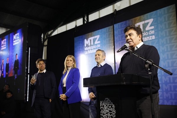 Proyectos. Espinoza, Kicillof y Magario.
