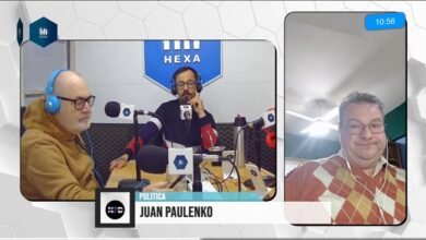 Campaña. Paulenko habló de política a días de las elecciones.