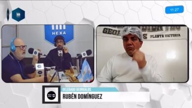 Conflicto. Rubén Domínguez, delegado de los trabajadores