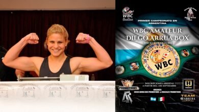 Boxeo. “El boxeo es mi cable a tierra”.