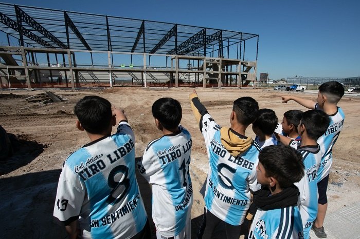 El Polideportivo Lionel Messi de La Matanza.