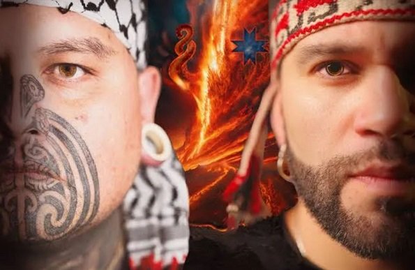 Canto. Akawui y Swizl Jager se unen en un canto de resistencia