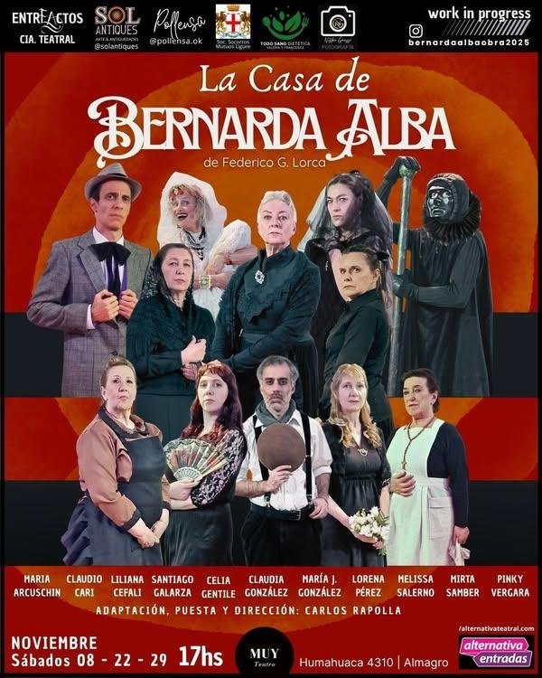 Obra. “La Casa de Bernarda Alba”.