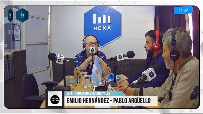 Emiliano Hernández y Pablo Argüello. Agrupación municipal.