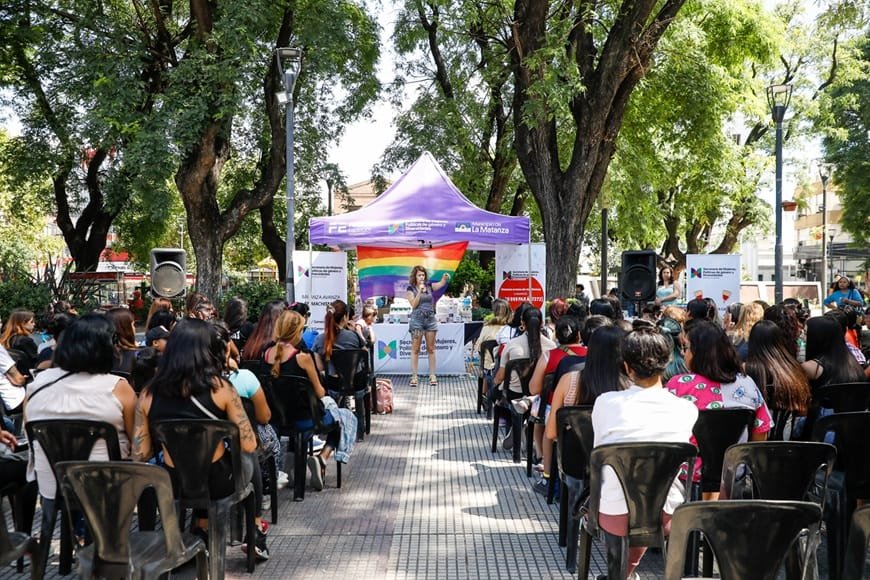 Campaña. Activismo contra la violencia de género en La Matanza.