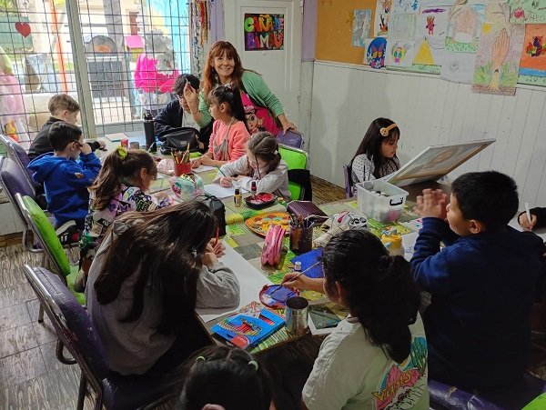 Arte. “El arte me salvó y por eso abrí Caña de Bambú".