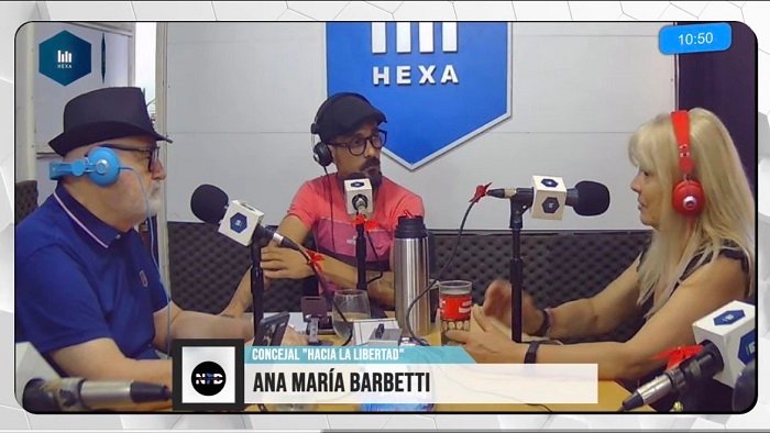 Ana María Barbetti, del espacio “Hacia la Libertad”.