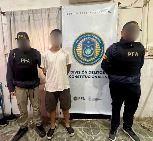  El DFI detuvo a un joven por amenaza al presidente.